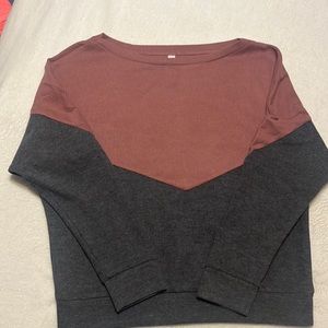 Tickled Teal long sleeve - sweatshirt material, like new!